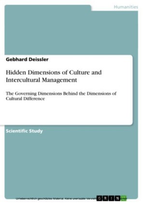 Hidden Dimensions of Culture and Intercultural Management