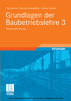 Grundlagen der Baubetriebslehre 3