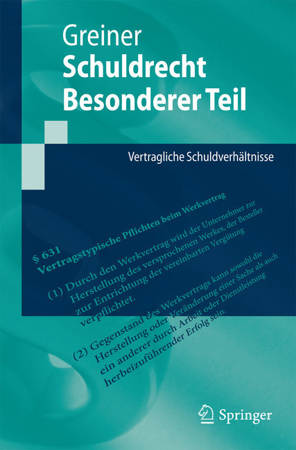 Schuldrecht Besonderer Teil main product photo