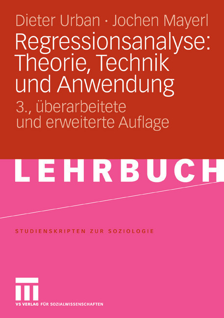 Regressionsanalyse: Theorie, Technik und Anwendung main product photo