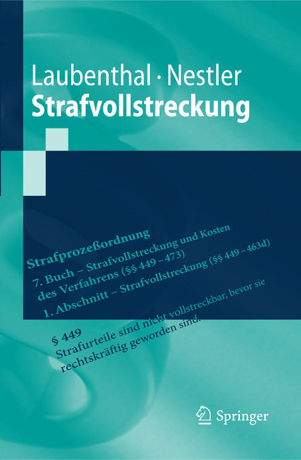 Strafvollstreckung main product photo