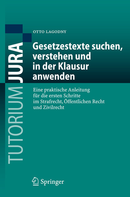 Gesetzestexte suchen, verstehen und in der Klausur anwenden main product photo