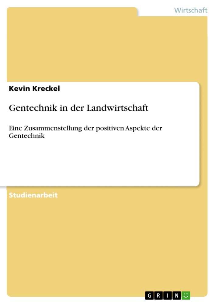 Gentechnik in der Landwirtschaft main product photo