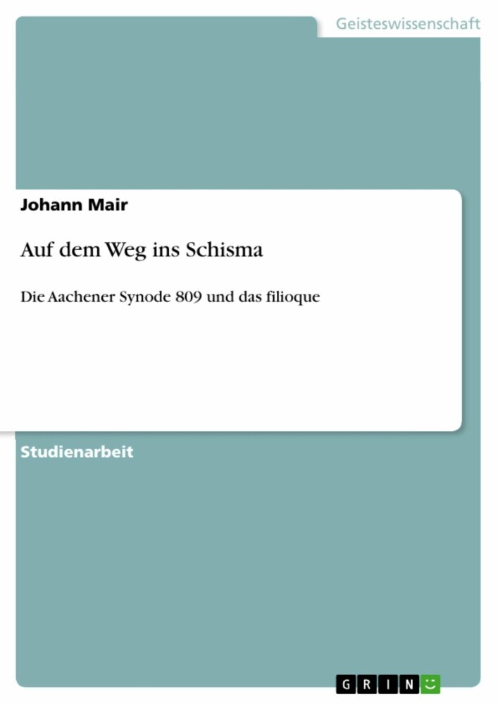 Auf dem Weg ins Schisma main product photo