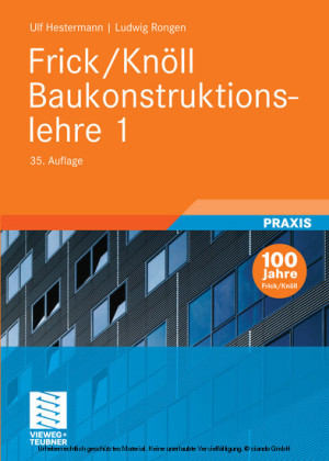 Frick/Knöll Baukonstruktionslehre 1