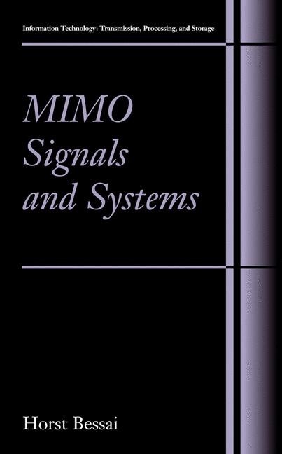 MIMO Signals and Systems main product photo