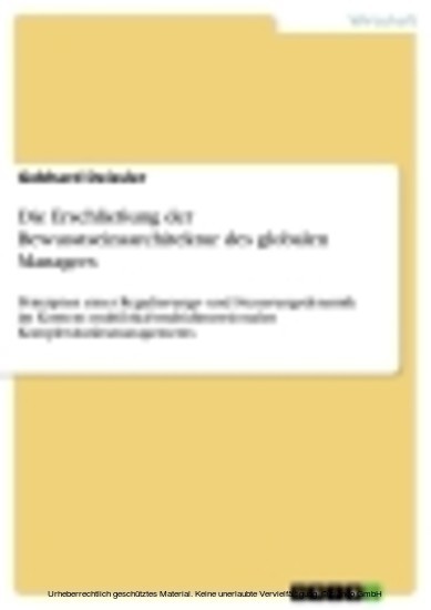 Die Erschließung der Bewusstseinsarchitektur des globalen Managers main product photo