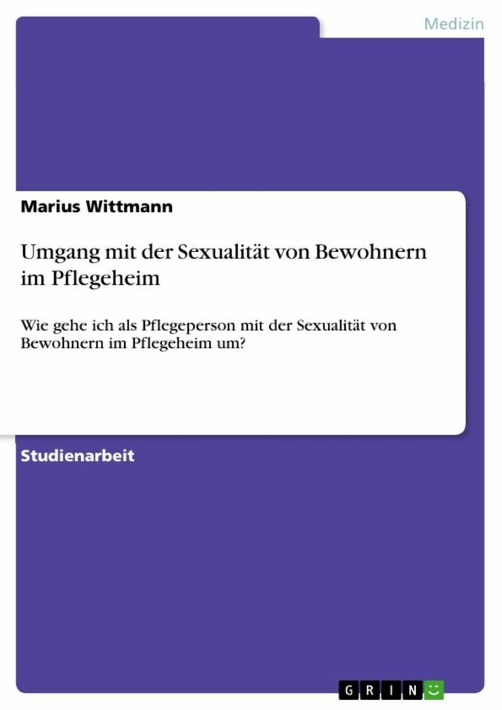 Umgang mit der Sexualität von Bewohnern im Pflegeheim main product photo