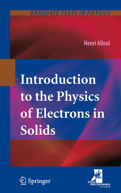 Introduction to the Physics of Electrons in Solids main product photo