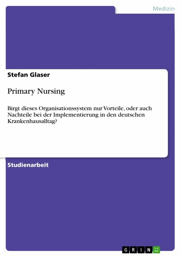 Primary Nursing main product photo