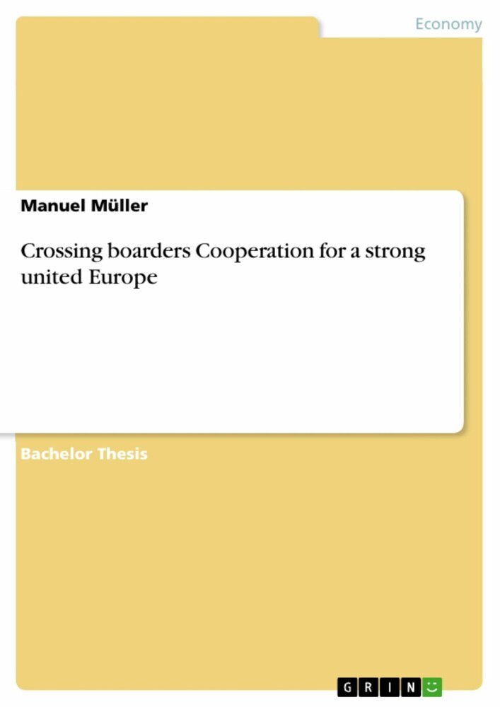 Crossing boarders Cooperation for a strong united Europe main product photo