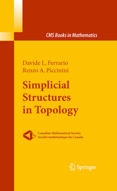 Simplicial Structures in Topology main product photo