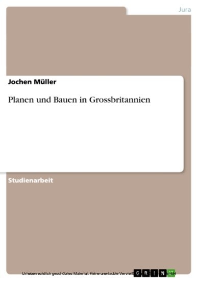 Planen und Bauen in Grossbritannien main product photo