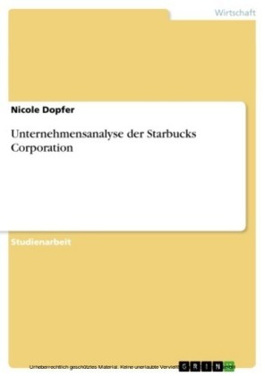 Unternehmensanalyse der Starbucks Corporation