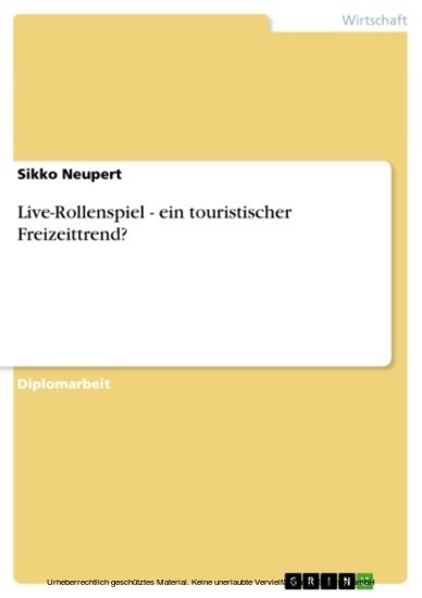 Live-Rollenspiel - ein touristischer Freizeittrend? main product photo