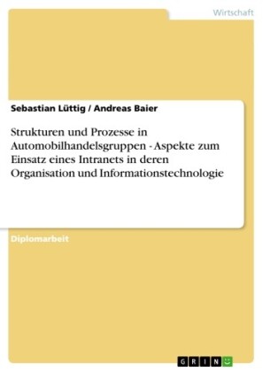 Strukturen und Prozesse in Automobilhandelsgruppen - Aspekte zum Einsatz eines Intranets in deren Organisation und Informationstechnologie
