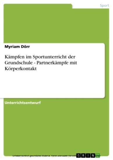 Kämpfen im Sportunterricht der Grundschule main product photo