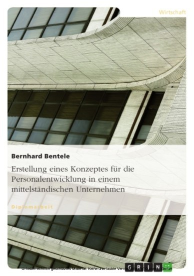 Erstellung eines Konzeptes für die Personalentwicklung in einem mittelständischen Unternehmen main product photo
