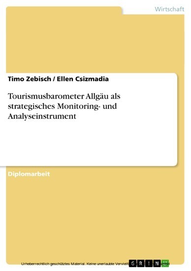 Tourismusbarometer Allgäu als strategisches Monitoring- und Analyseinstrument main product photo