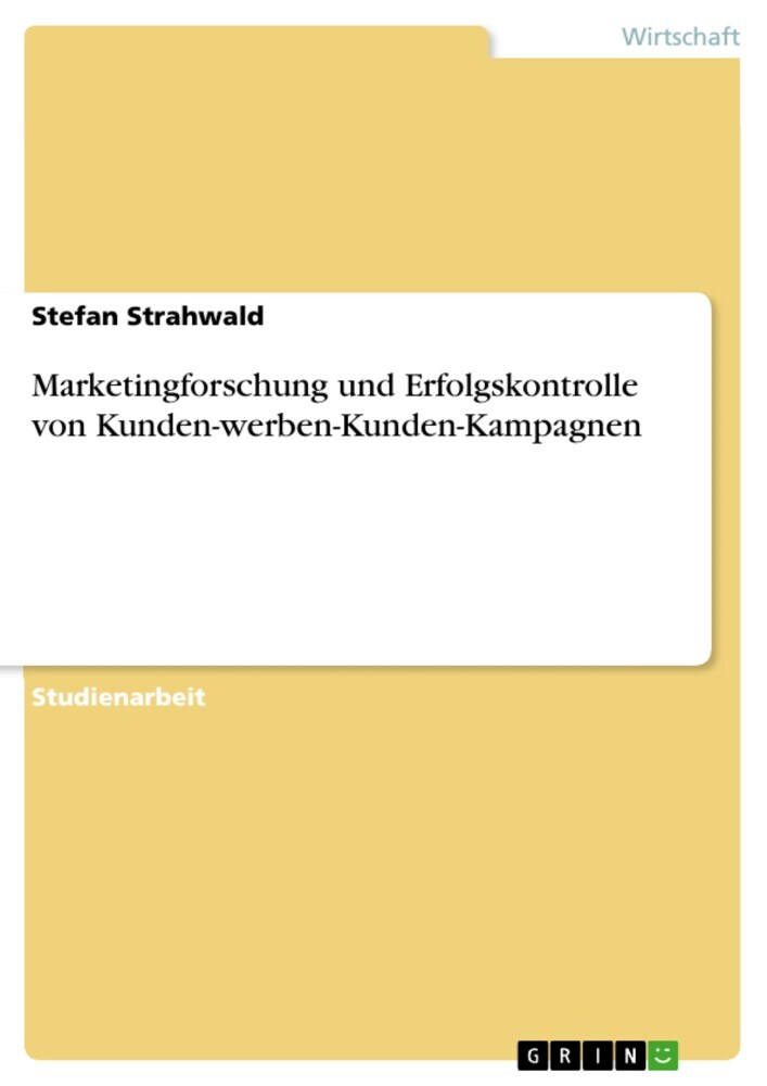 Marketingforschung und Erfolgskontrolle von Kunden-werben-Kunden-Kampagnen main product photo