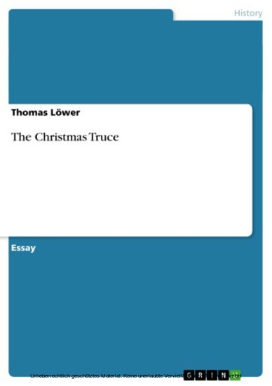The Christmas Truce main product photo