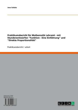Praktikumsbericht für Mathematik Lehramt