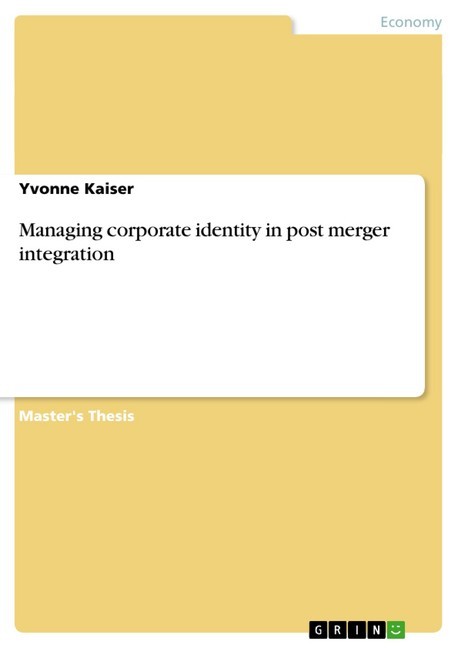 Managing corporate identity in post merger integration main product photo