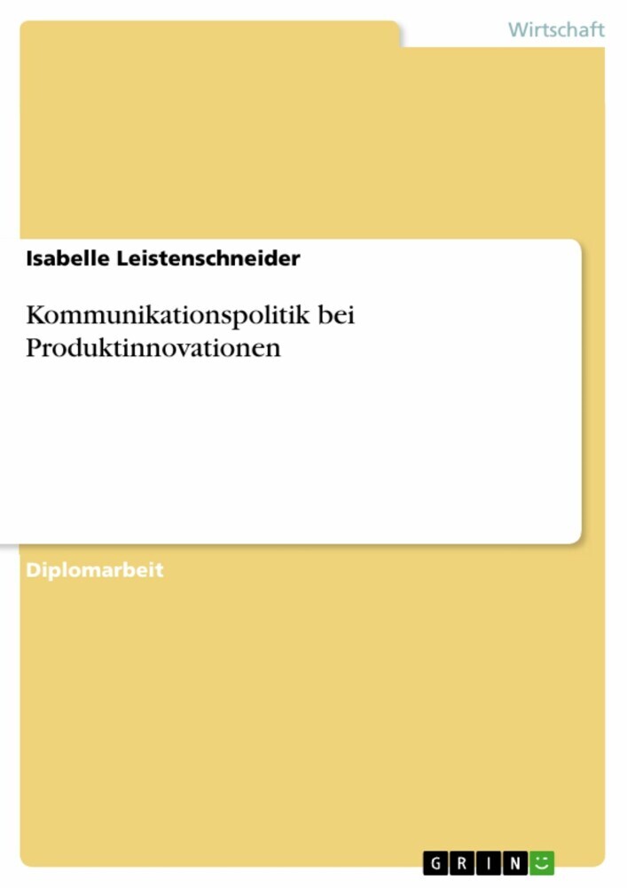 Kommunikationspolitik bei Produktinnovationen main product photo