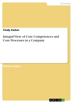Integral View of Core Competences and Core Processes in a Company