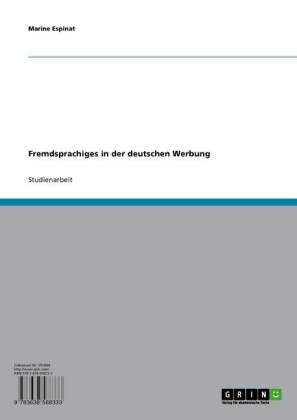 Fremdsprachiges in der deutschen Werbung