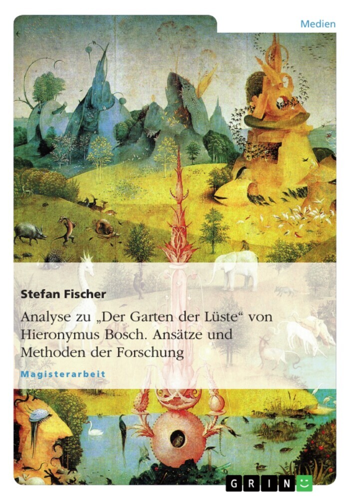 Analyse zu 'Der Garten der Lüste' von Hieronymus Bosch. Ansätze und Methoden der Forschung main product photo