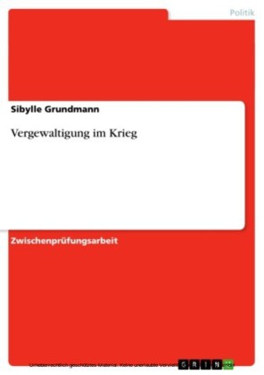 Vergewaltigung im Krieg