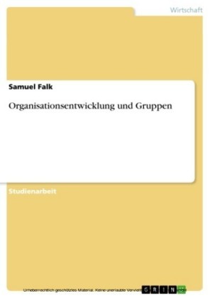 Organisationsentwicklung und Gruppen