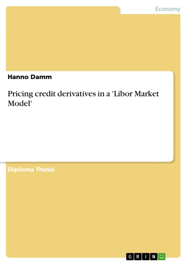 Pricing credit derivatives in a 'Libor Market Model' main product photo