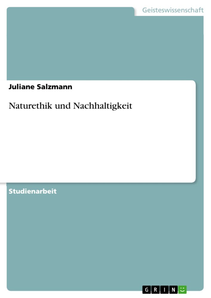 Naturethik und Nachhaltigkeit main product photo