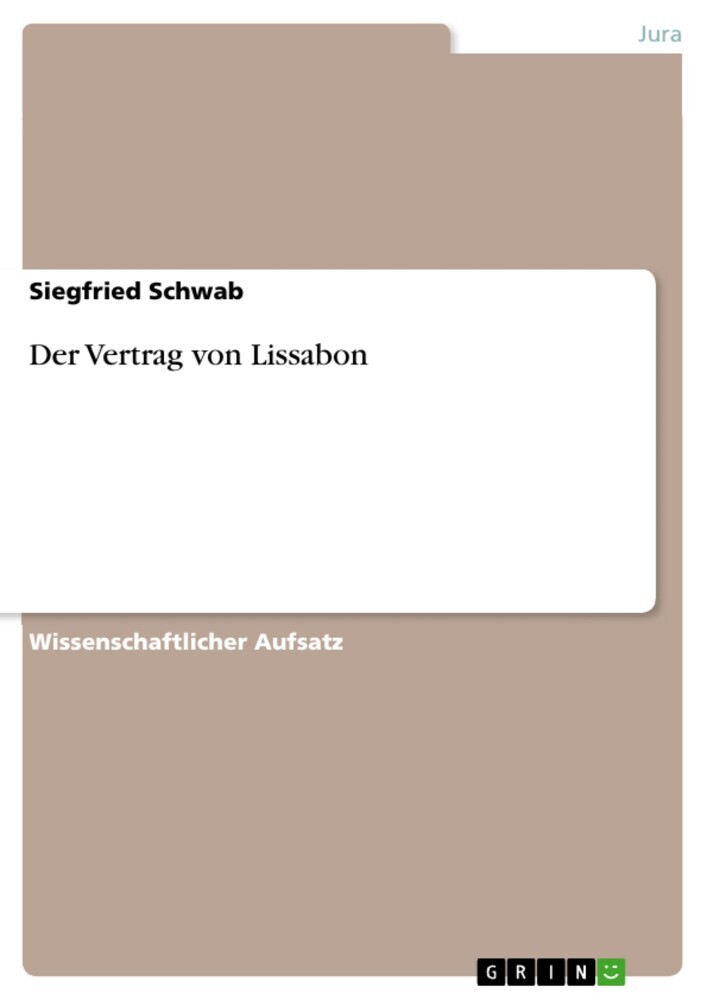 Der Vertrag von Lissabon main product photo