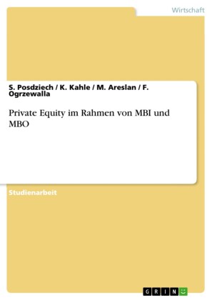 Private Equity im Rahmen von MBI und MBO
