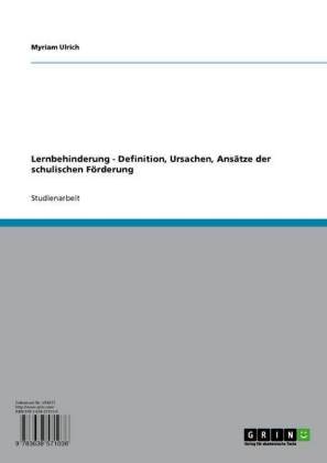 Lernbehinderung