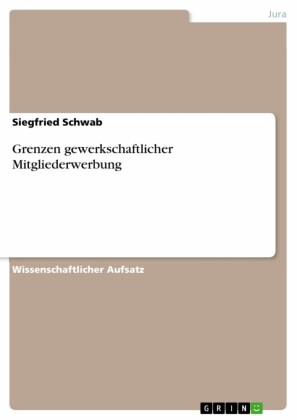 Grenzen gewerkschaftlicher Mitgliederwerbung