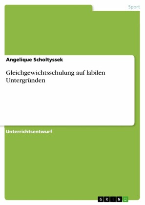 Gleichgewichtsschulung auf labilen Untergründen