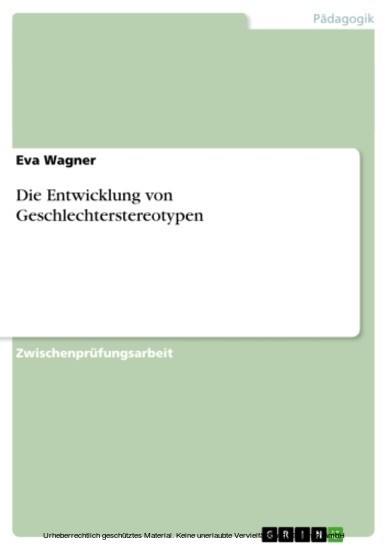 Die Entwicklung von Geschlechterstereotypen main product photo