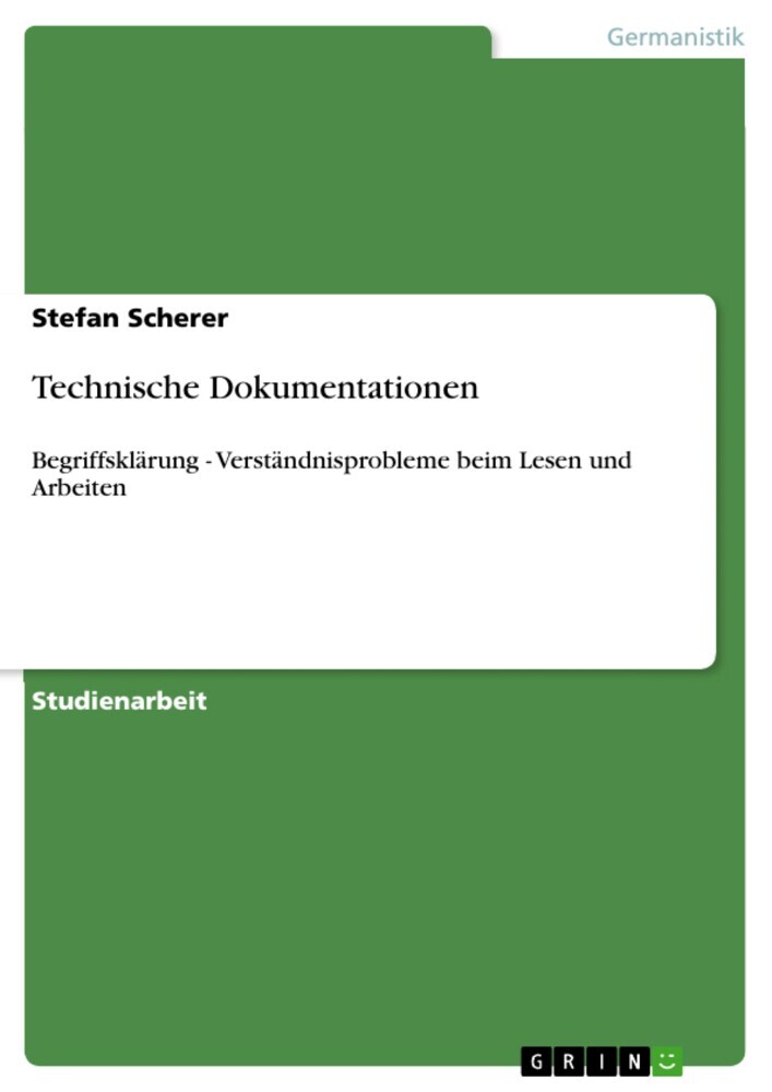 Technische Dokumentationen main product photo