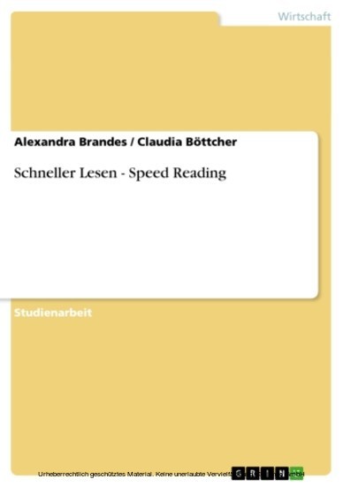 Schneller Lesen - Speed Reading main product photo