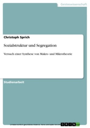 Sozialstruktur und Segregation