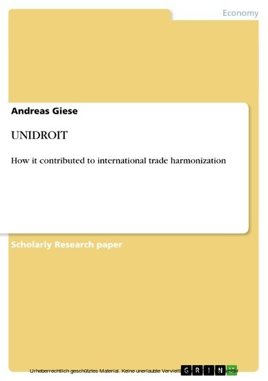 UNIDROIT main product photo