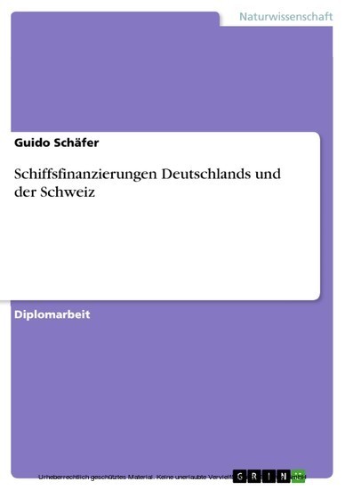 Schiffsfinanzierungen Deutschlands und der Schweiz main product photo
