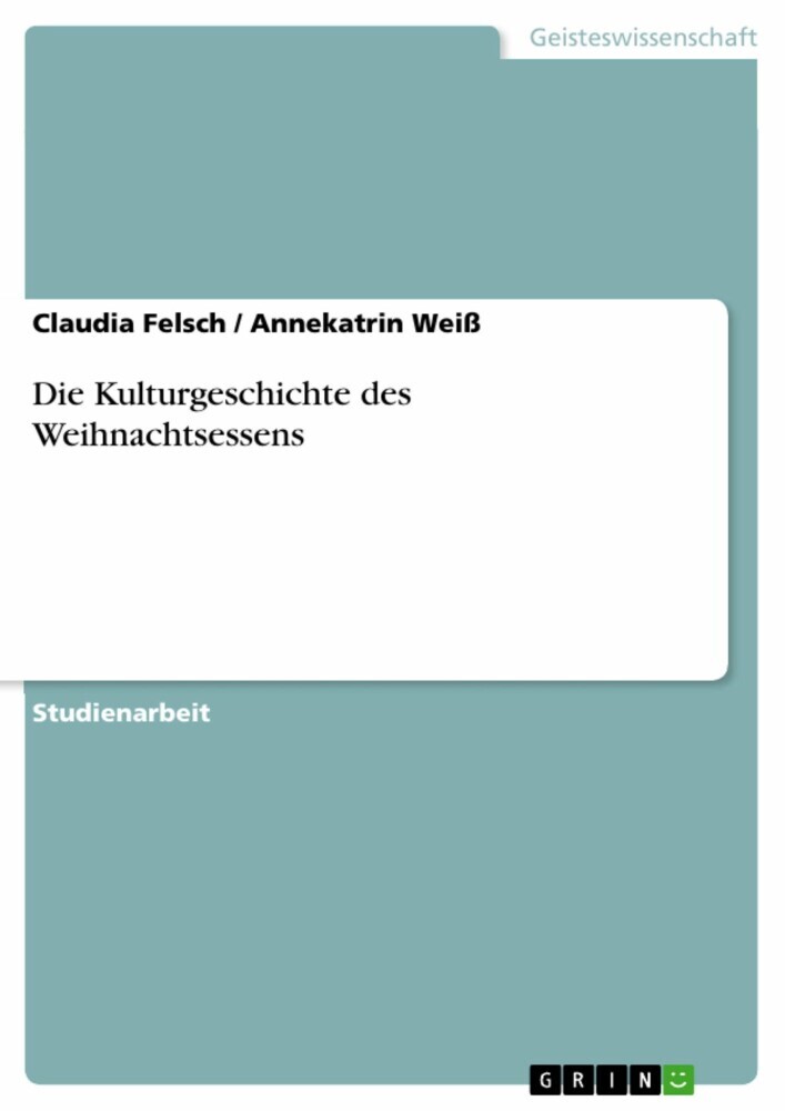 Die Kulturgeschichte des Weihnachtsessens main product photo