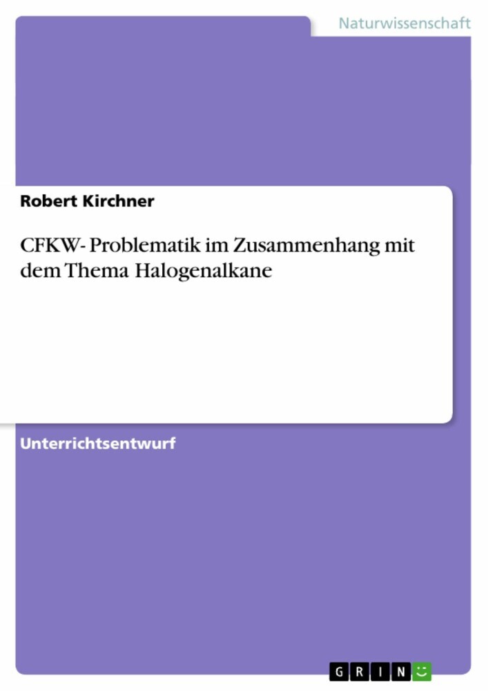 CFKW- Problematik im Zusammenhang mit dem Thema Halogenalkane main product photo