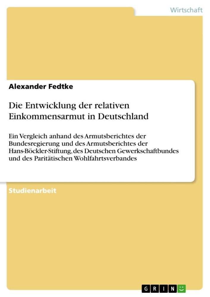 Die Entwicklung der relativen Einkommensarmut in Deutschland main product photo