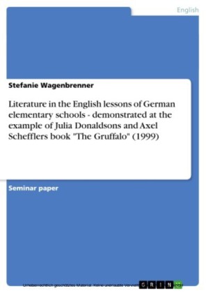 Literature in the English lessons of German elementary schools